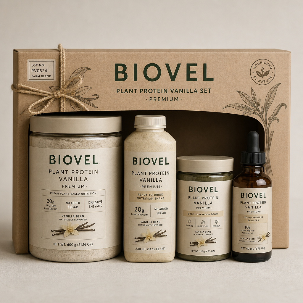 Plant Protein Vanilla Set